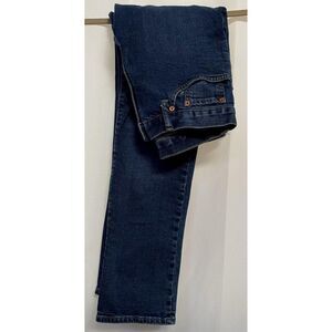 GAP Mens Denim Classic Straight Leg Jeans 29 x 30 Mid Rise Dark Wash